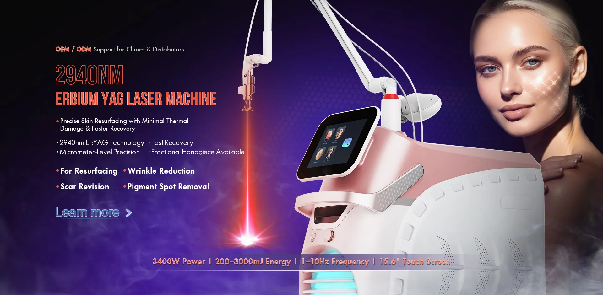 Perché la piattaforma SANHE Laser 2940nm Er:YAG ha costruito un forte riconoscimento del mercato